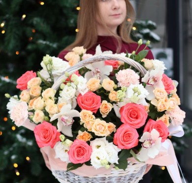 Цветочная корзина 