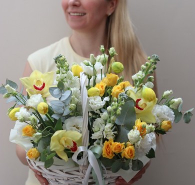 Цветочная корзина 