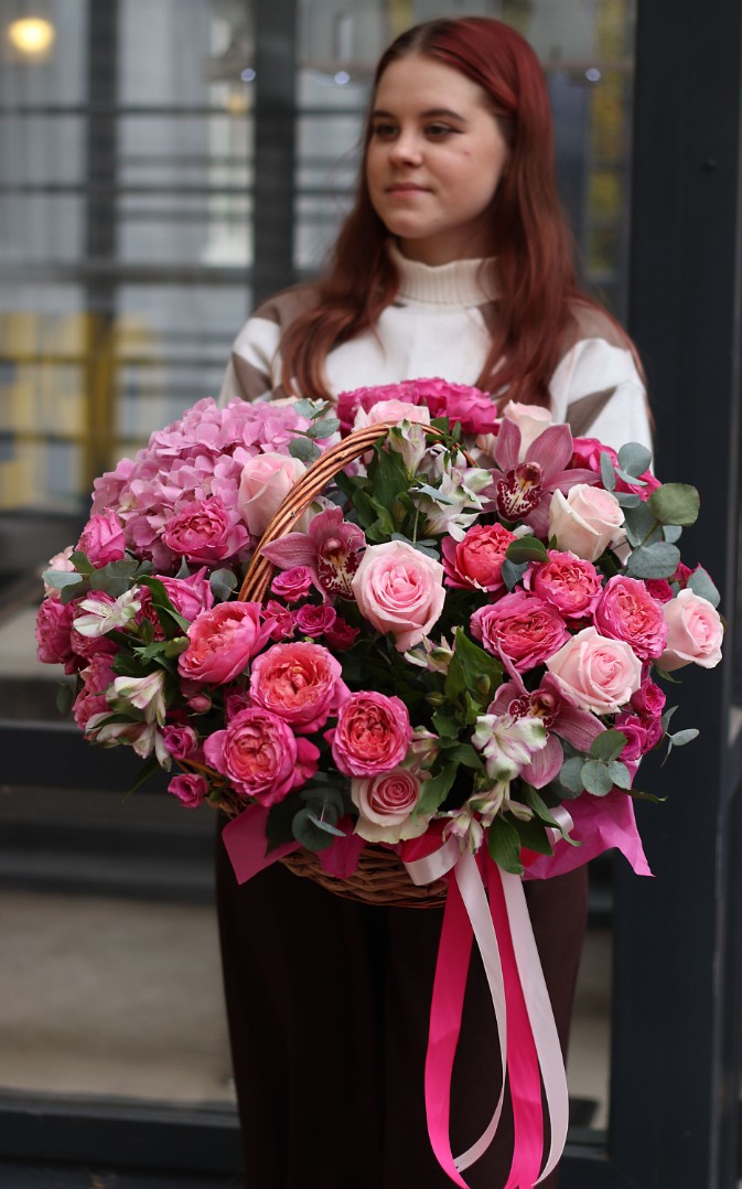 Цветочная корзина 